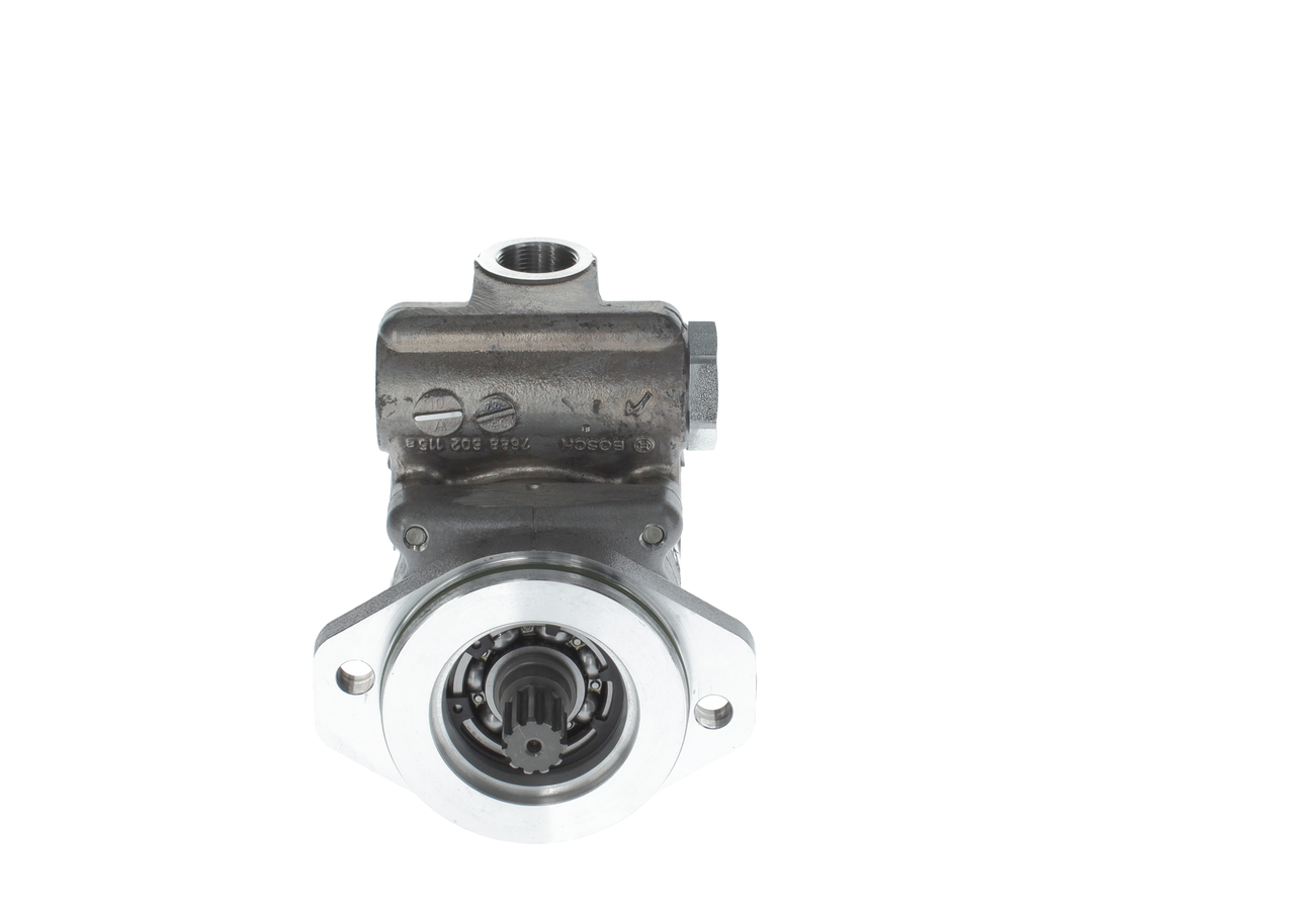 BOSCH Hydraulikpumpe, Lenkung K S01 001 690 hydraulisch, 150 bar, Druckbegrenzungsventil, M 18 x 1,5, Flügelzellenpumpe, Drehrichtung gegen den Uhrzeigersinn Druck [bar]: 150bar