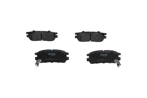 KAVO PARTS with acoustic wear warning Height: 43,5mm, Width: 108mm, Thickness: 14,3mm Brake pads KBP-5504 buy