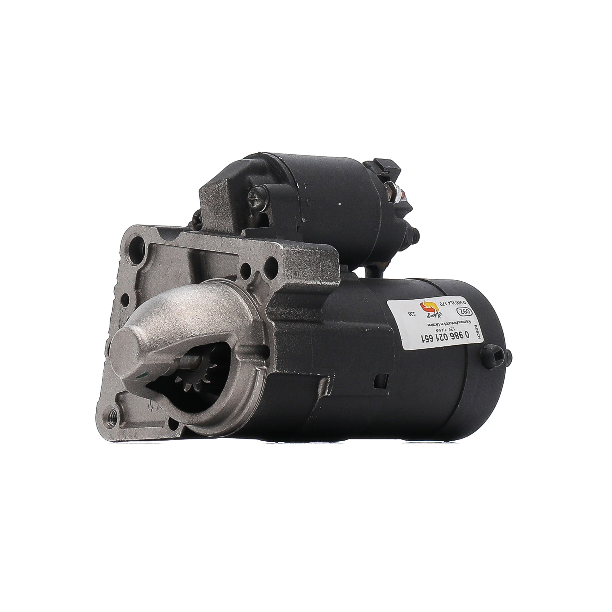 2165 BOSCH 12V, 1,4kW, Number of Teeth: 12, 11, 50, links, Ø 66 mm Starter 0 986 021 651 buy