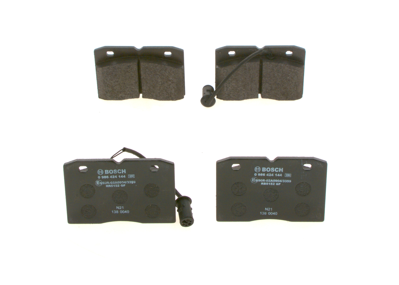 Original BOSCH BP062 Disc brake pads 0 986 424 144 for IVECO Daily