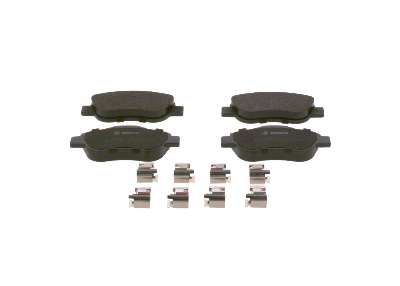 BP927 BOSCH Low-Metallic, with anti-squeak plate, with mounting manual Height: 51,7mm, Width: 123mm, Thickness: 16,7mm Brake pads 0 986 424 786 buy