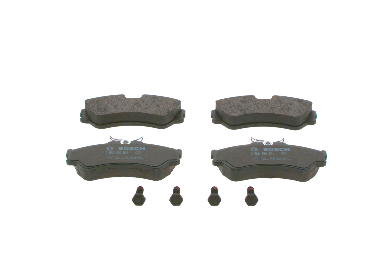 BP511 BOSCH Low-Metallic, with mounting manual, with anti-squeak plate, with bolts/screws Height: 54,5mm, Width: 130mm, Thickness: 19,5mm Brake pads 0 986 460 941 buy