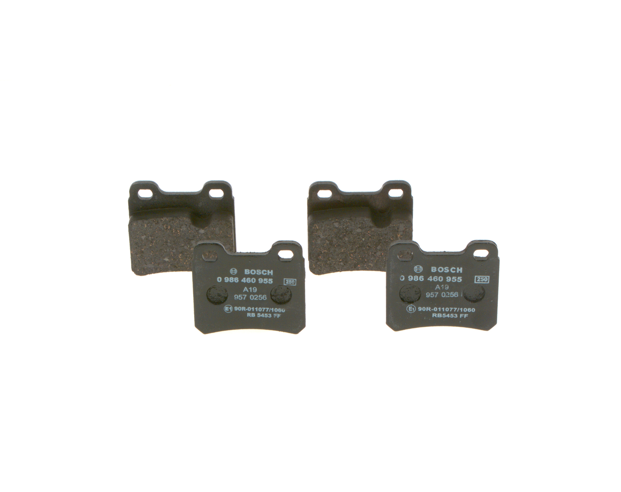0 986 460 955 BOSCH Brake pad set SAAB Low-Metallic