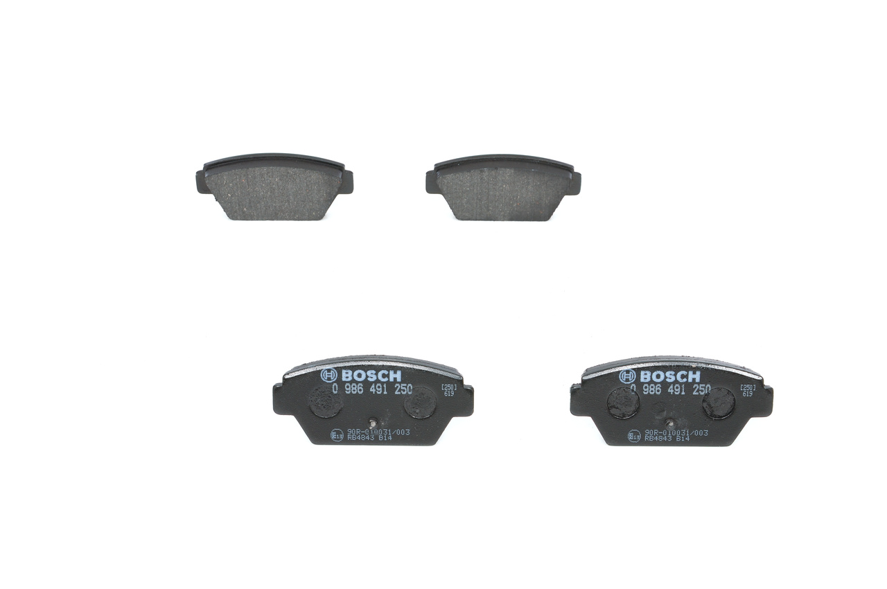 BP779 BOSCH 0986491250 MITSUBISHI Lancer IV Sedan (C6_A, C7_A) 1.6GLX (C63A) Bremžu klucis 124 ZS Benzīns 1991 cena