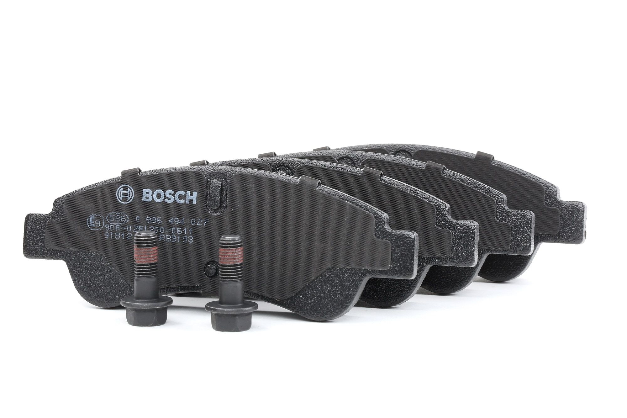 Remblokkenset BOSCH 0 986 494 027 - Remsysteem voor Peugeot auto-onderdelen order