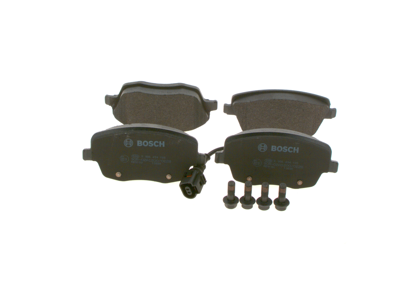 Škoda FABIA Set of brake pads 1167739 BOSCH 0 986 494 105 online buy