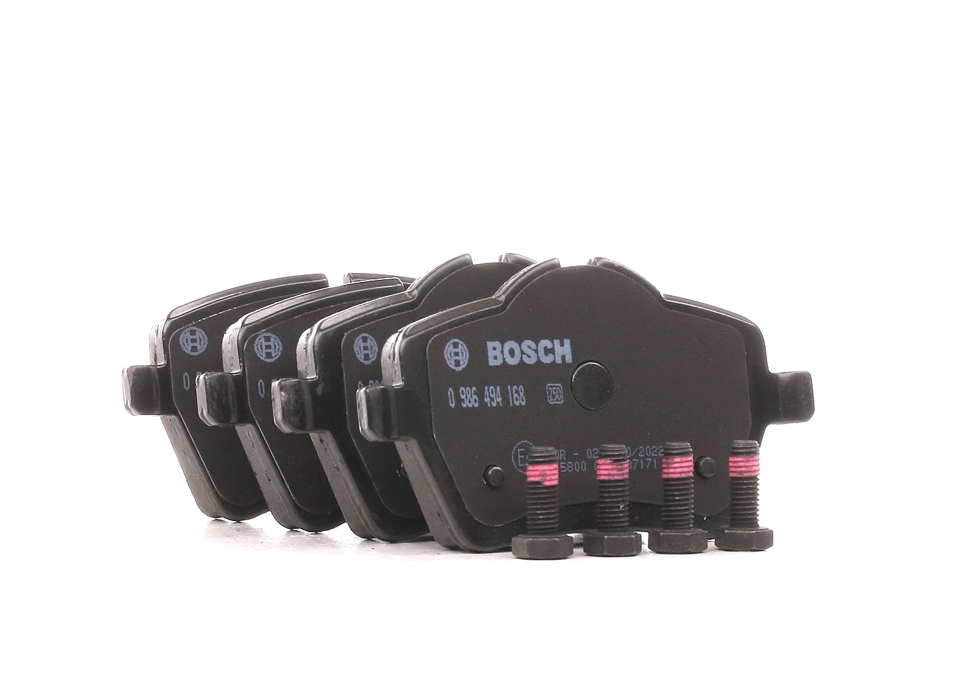 BP1079 BOSCH Low-Metallic, with mounting manual, with anti-squeak plate, with bolts/screws Height 1: 72mm, Height 2: 64mm, Width: 131,5mm, Thickness: 18mm Brake pads 0 986 494 168 buy