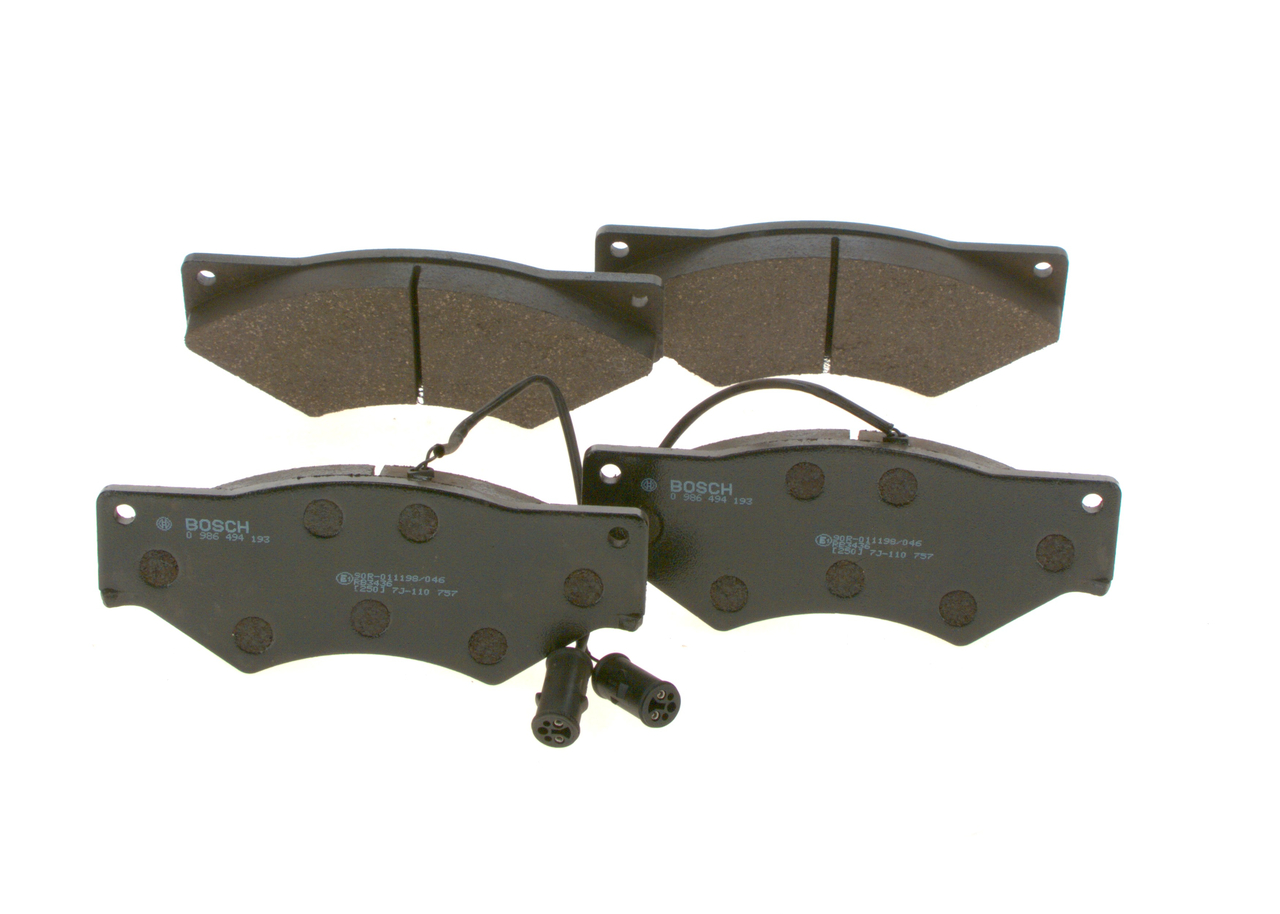 BP1103 BOSCH Low-Metallic, with integrated wear sensor Height: 69,3mm, Width: 174,3mm, Thickness: 20mm Brake pads 0 986 494 193 buy