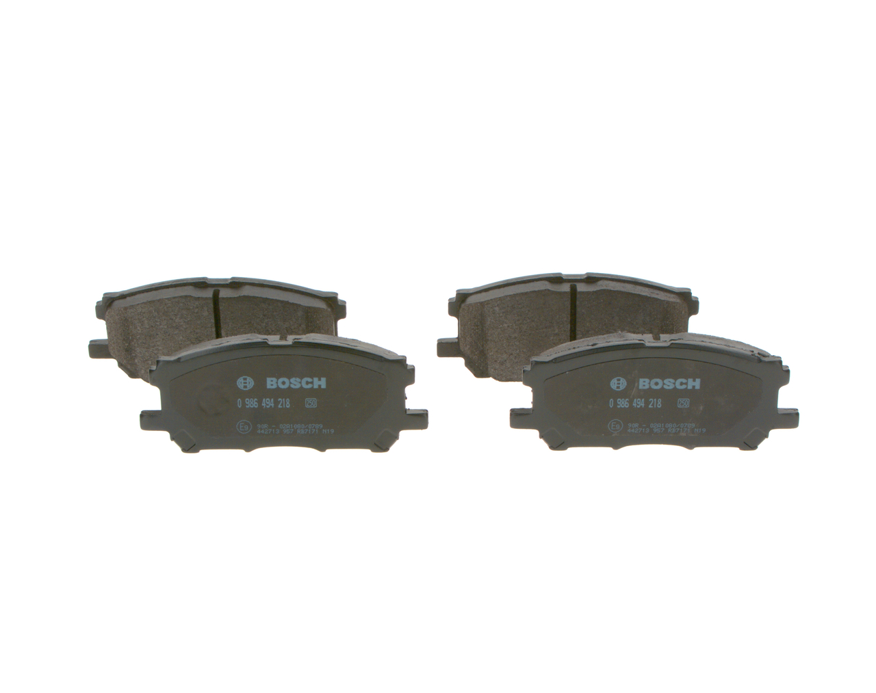 BP1154 BOSCH Low-Metallic, with anti-squeak plate, with mounting manual Height: 59,5mm, Width: 140,8mm, Thickness: 17,3mm Brake pads 0 986 494 218 buy