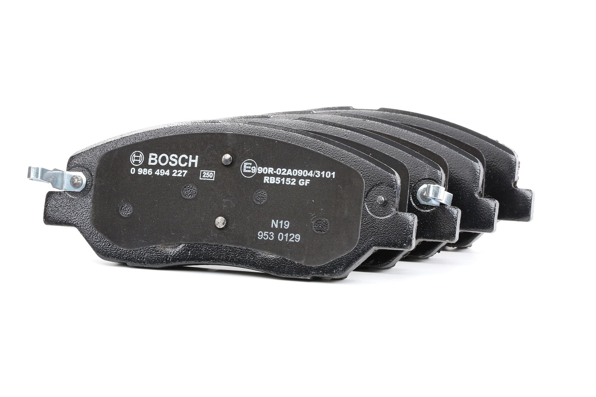 BP1162 BOSCH Low-Metallic, with acoustic wear warning, with anti-squeak plate Height: 60,8mm, Width: 157,1mm, Thickness: 17,1mm Brake pads 0 986 494 227 buy