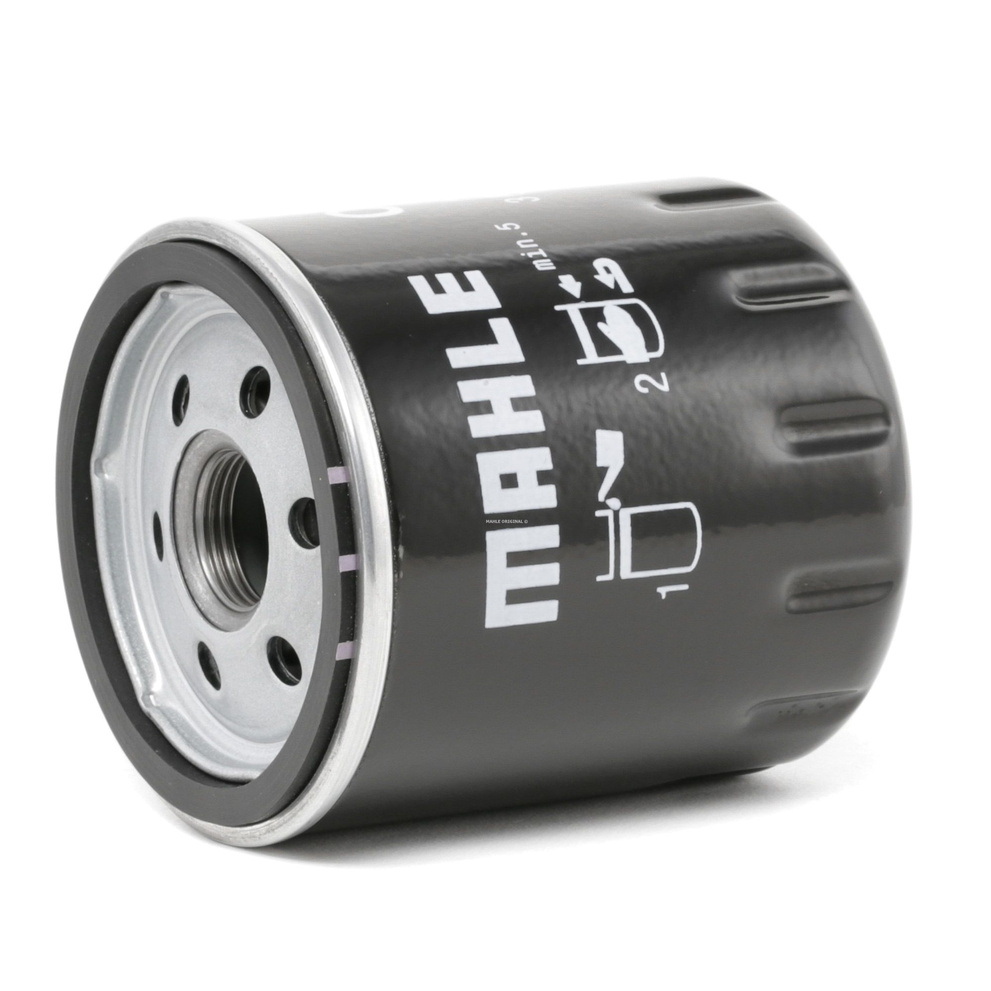 MAHLE ORIGINAL OC 1291 Oil filter M20x1,5, with one anti-return valve, Spin-on Filter