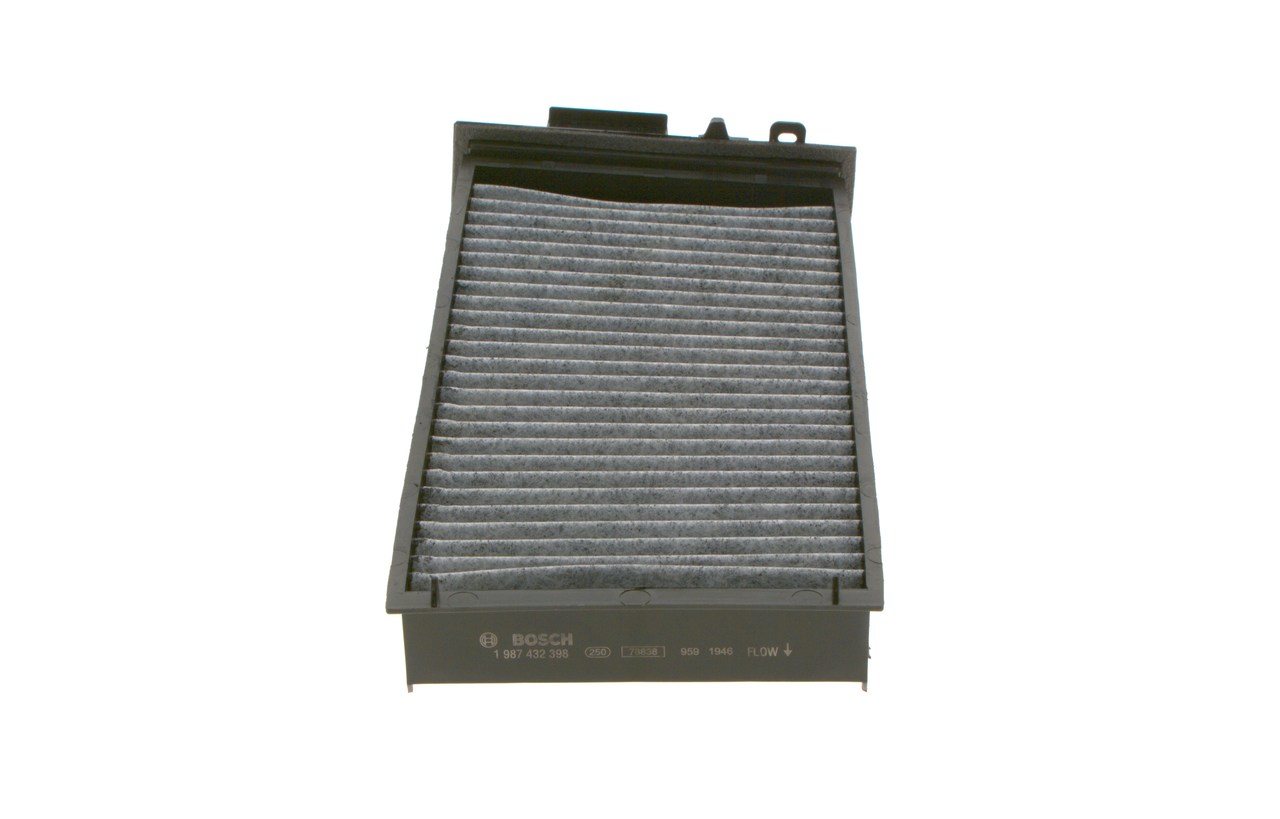 R 2398 BOSCH Aktivkohlefilter, 346 mm x 166 mm x 75 mm Breite: 166mm, Höhe: 75mm, Länge: 346mm Innenraumfilter 1 987 432 398