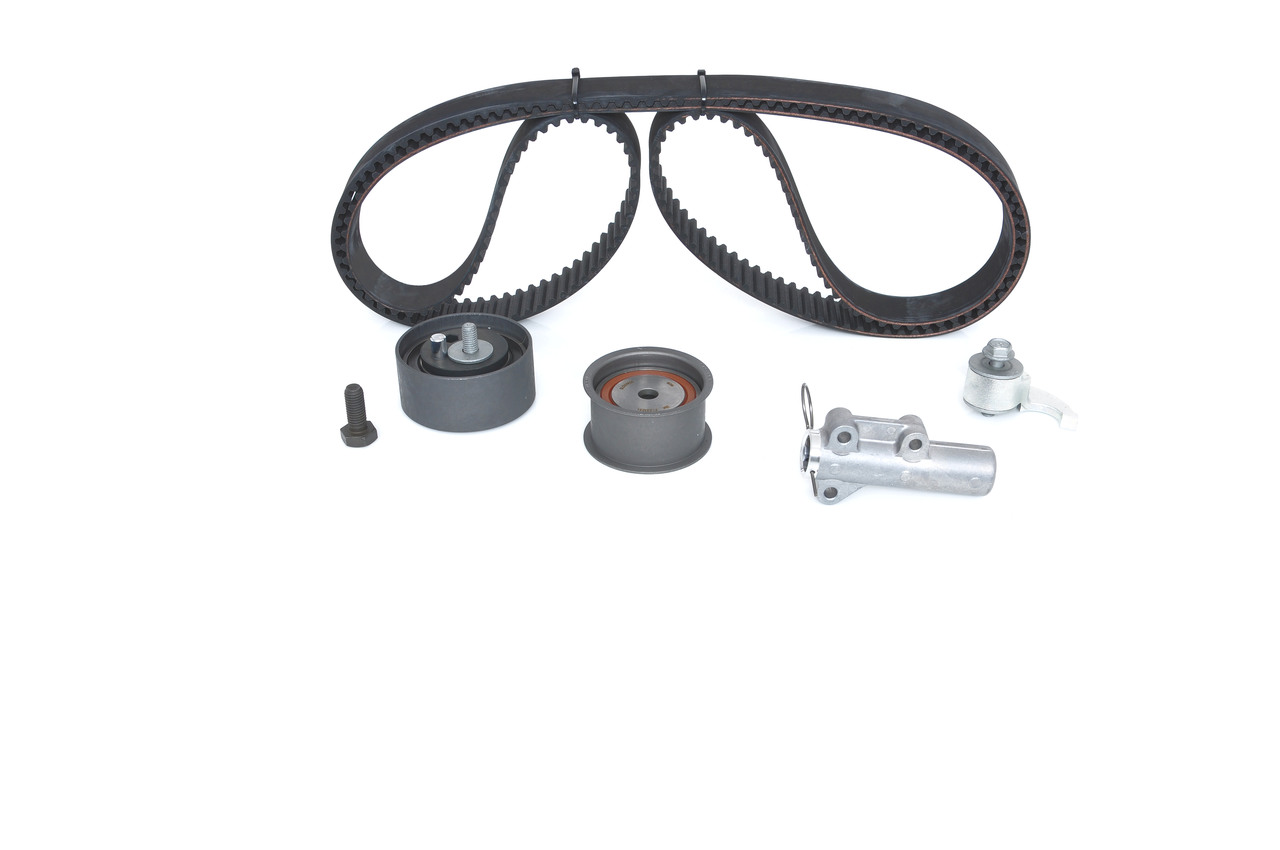BOSCH 1 987 948 160 Timing belt kit Number of Teeth: 253, with tensioner element, with tensioner pulley damper