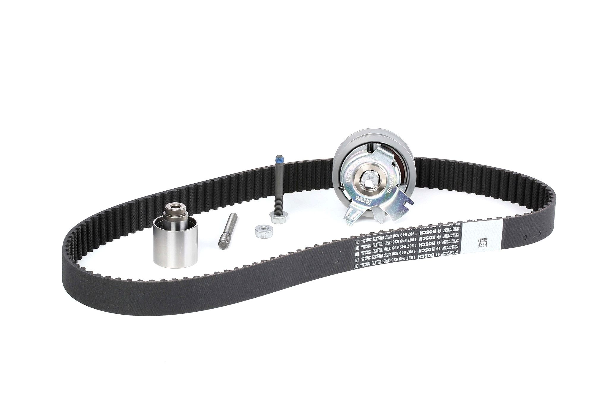 BOSCH Timing belt kit 1 987 948 253 Volkswagen POLO 2003