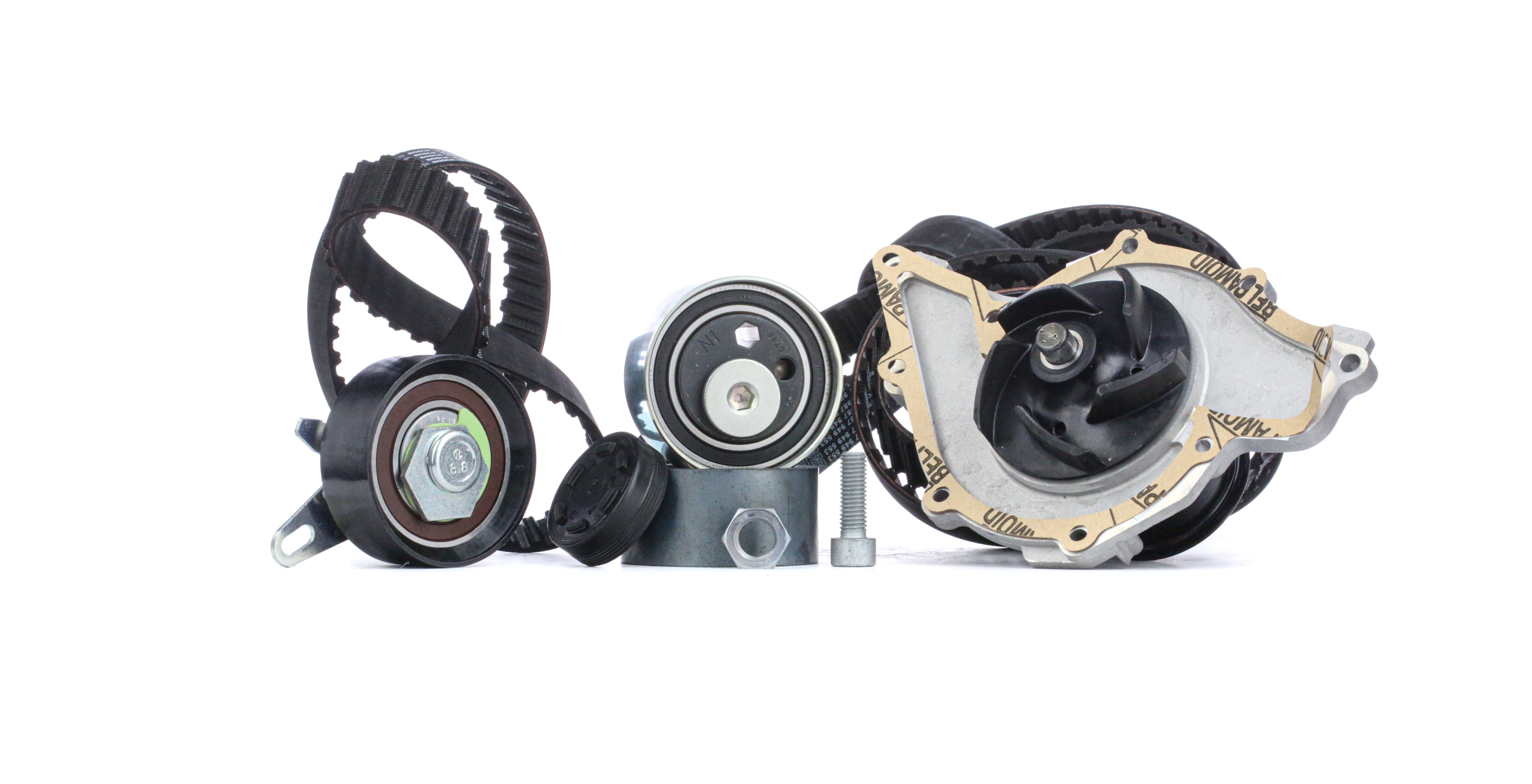 Great value for money - BOSCH Water pump and timing belt kit 1 987 948 518