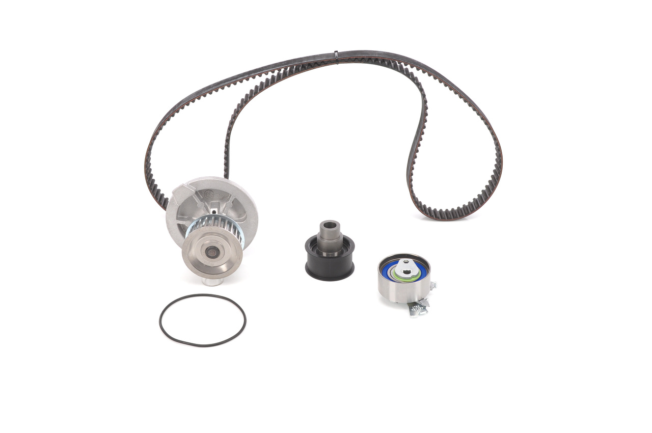 Cambelt and water pump kit BOSCH Number of Teeth: 176 L: 1408 mm, Width: 24 mm - 1 987 948 741