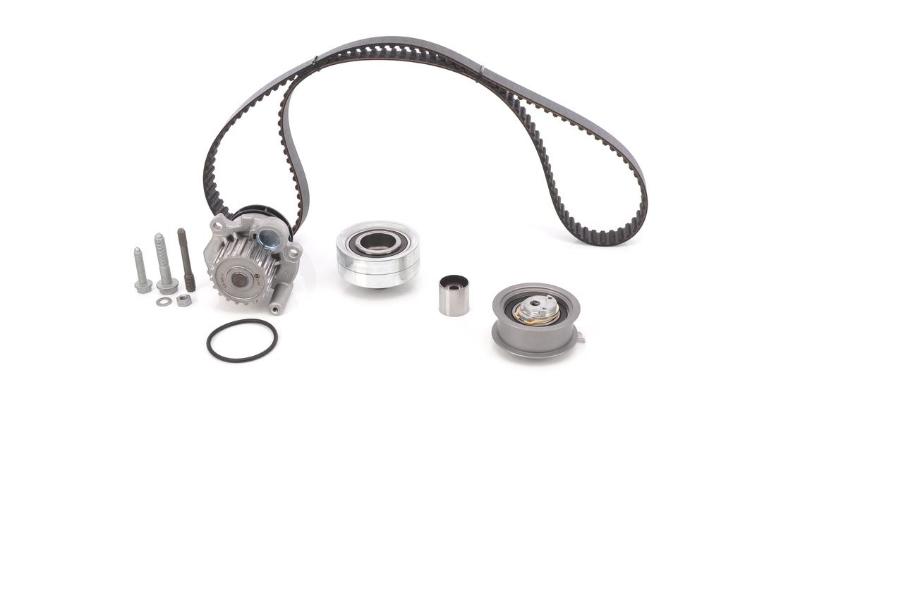 Great value for money - BOSCH Water pump and timing belt kit 1 987 948 871