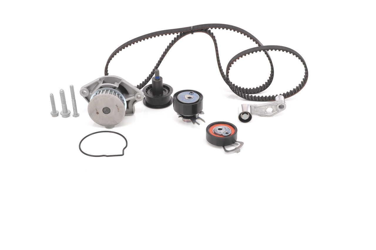 BOSCH 1 987 948 886 Water pump and timing belt kit Number of Teeth: 130 L: 464 mm, Width: 17 mm