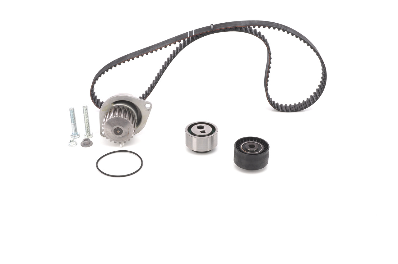 BOSCH 1 987 948 897 Water pump and timing belt kit Number of Teeth: 136 L: 1295 mm, Width: 25 mm