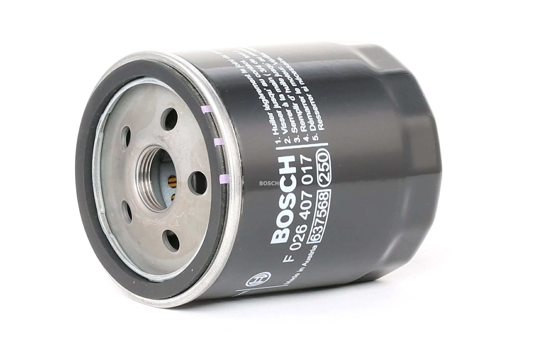 Ford FOCUS Oil filters 1207138 BOSCH F 026 407 017 online buy