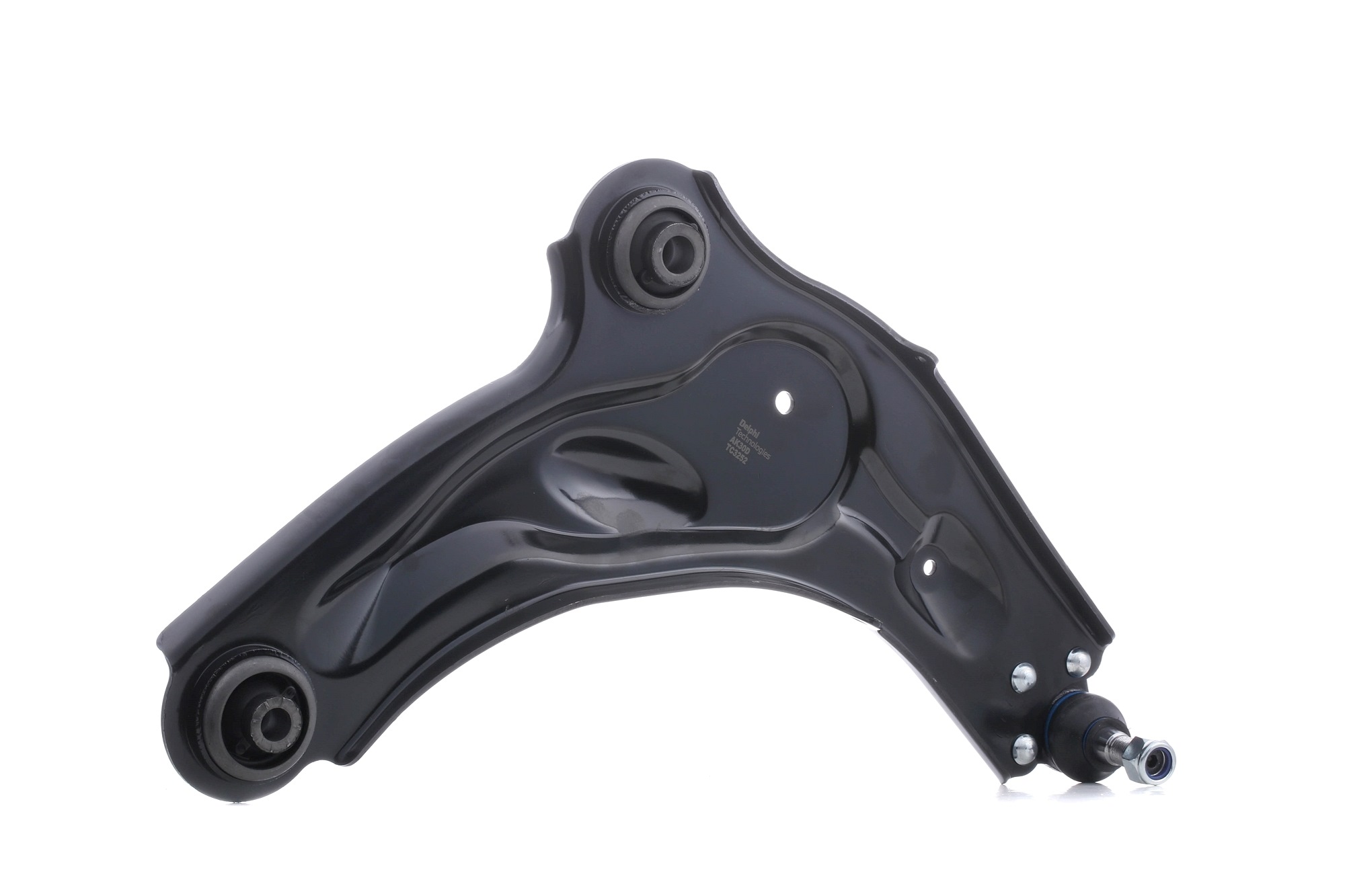 DELPHI TC3252 Suspension arm with ball joint, Trailing Arm, Sheet Steel