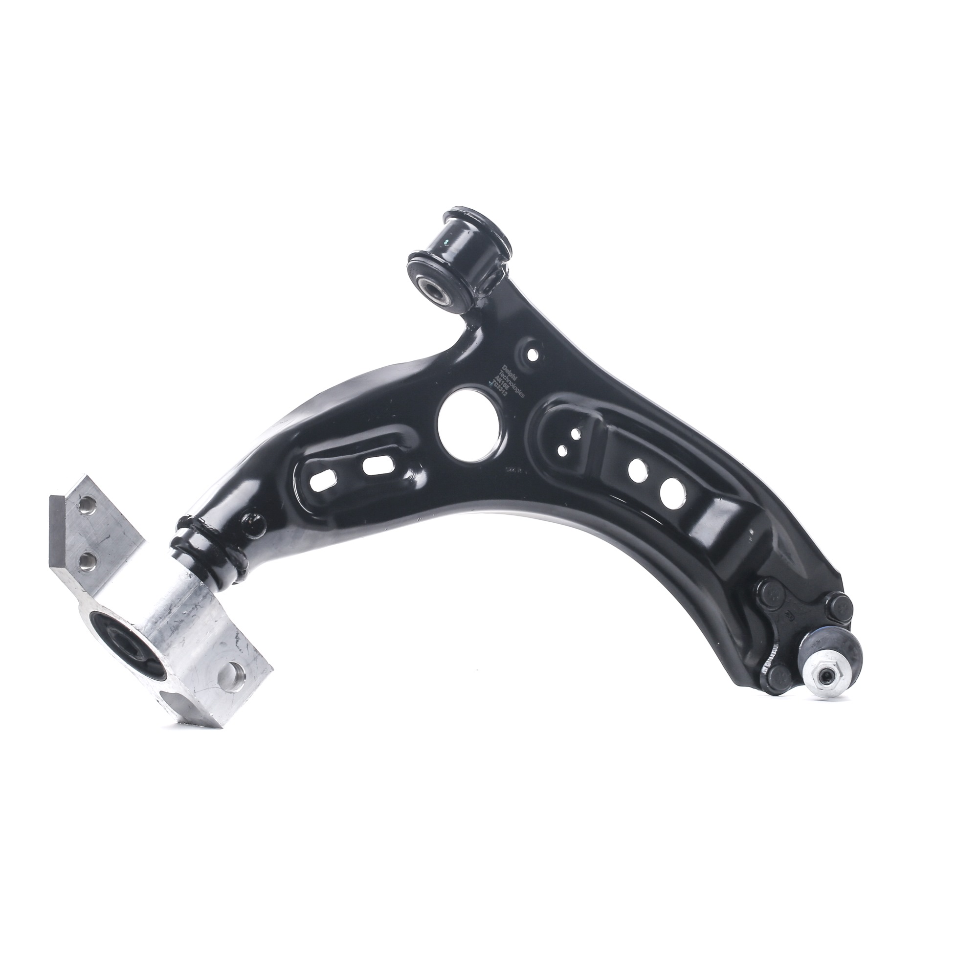 DELPHI TC3312 Suspension arm with ball joint, Trailing Arm, Sheet Steel