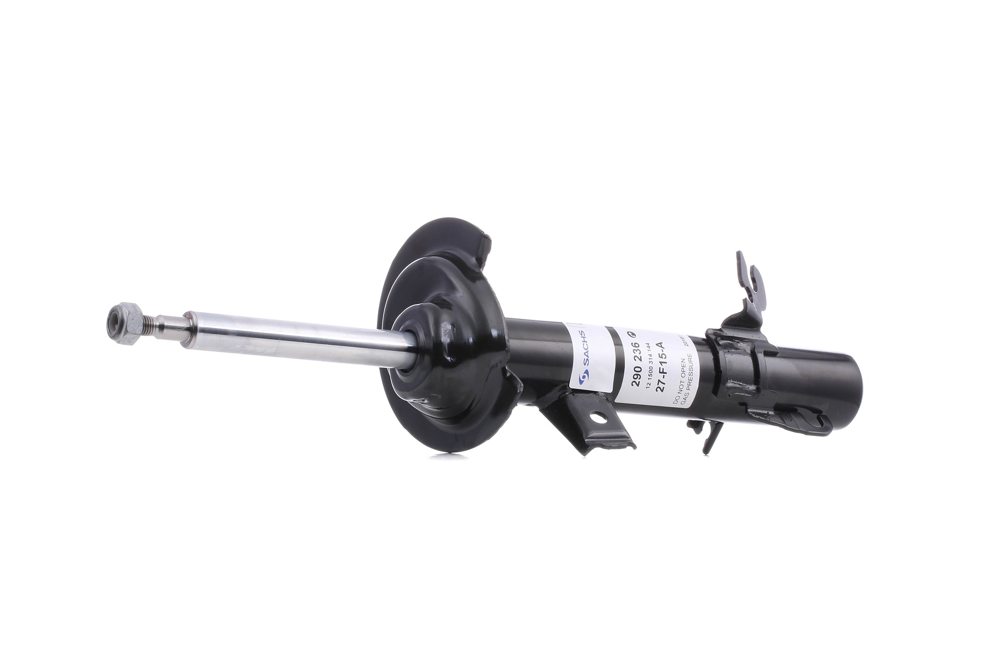 SACHS 290 236 Shock absorber Right, Gas Pressure, Twin-Tube, Suspension Strut, Top pin