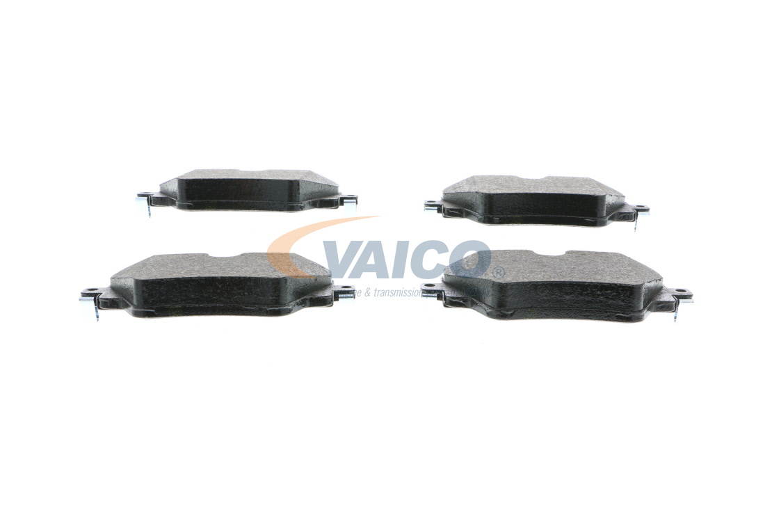 VAICO V20-3127 Brake pad set Q+, original equipment manufacturer quality, Front Axle, prepared for wear indicator