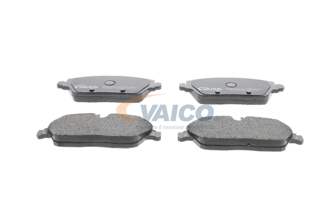 VAICO V20-9769 Brake pad set Q+, original equipment manufacturer quality, Front Axle, prepared for wear indicator