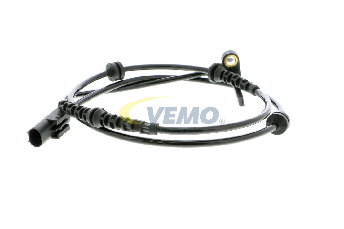 V24-72-0156 VEMO Wheel speed sensor FIAT Front Axle, Original VEMO Quality, for vehicles with ABS, Hall Sensor, Active sensor, 2-pin connector, 1120mm, 1140mm, 12V