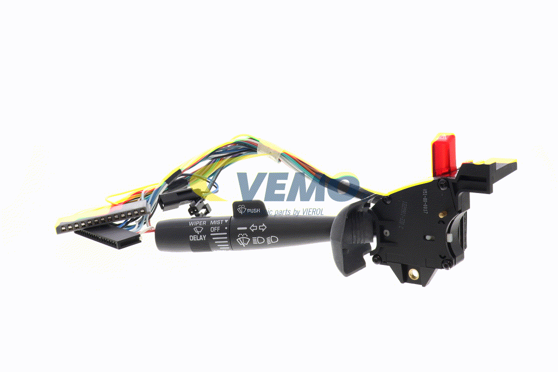 Pirkti 1080627 VEMO Original VEMO Quality su indikatoriaus funkcija, su valymo / plovimo funkcija Vairo kolonėlės jungiklis V51-80-0017 nebrangu