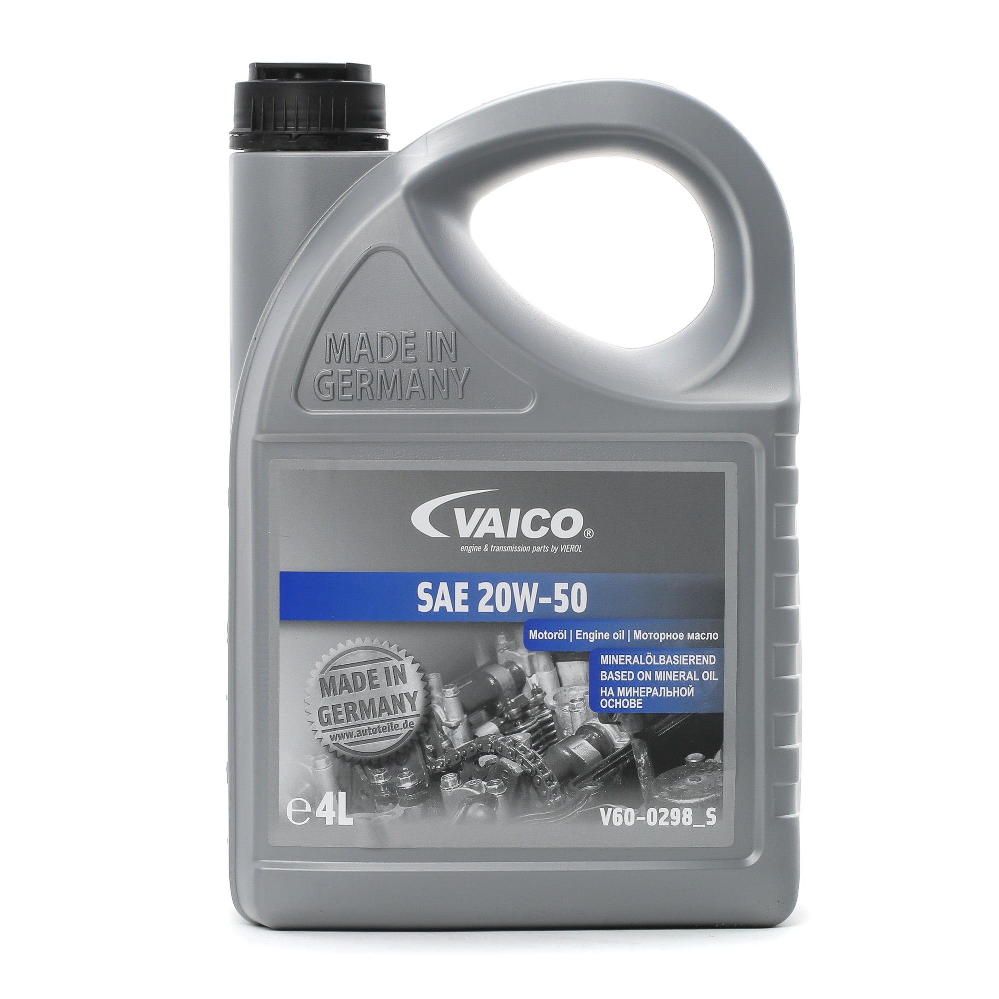 Buy Motor oil VAICO petrol V60-0298_S 20W-50, 4l, Mineral Oil