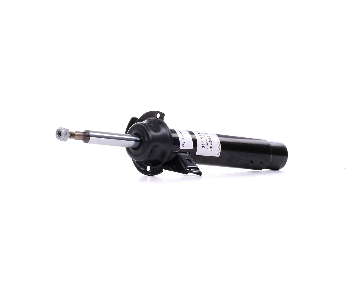 SACHS 313 931 Shock absorber Left, Gas Pressure, Twin-Tube, Suspension Strut, Top pin