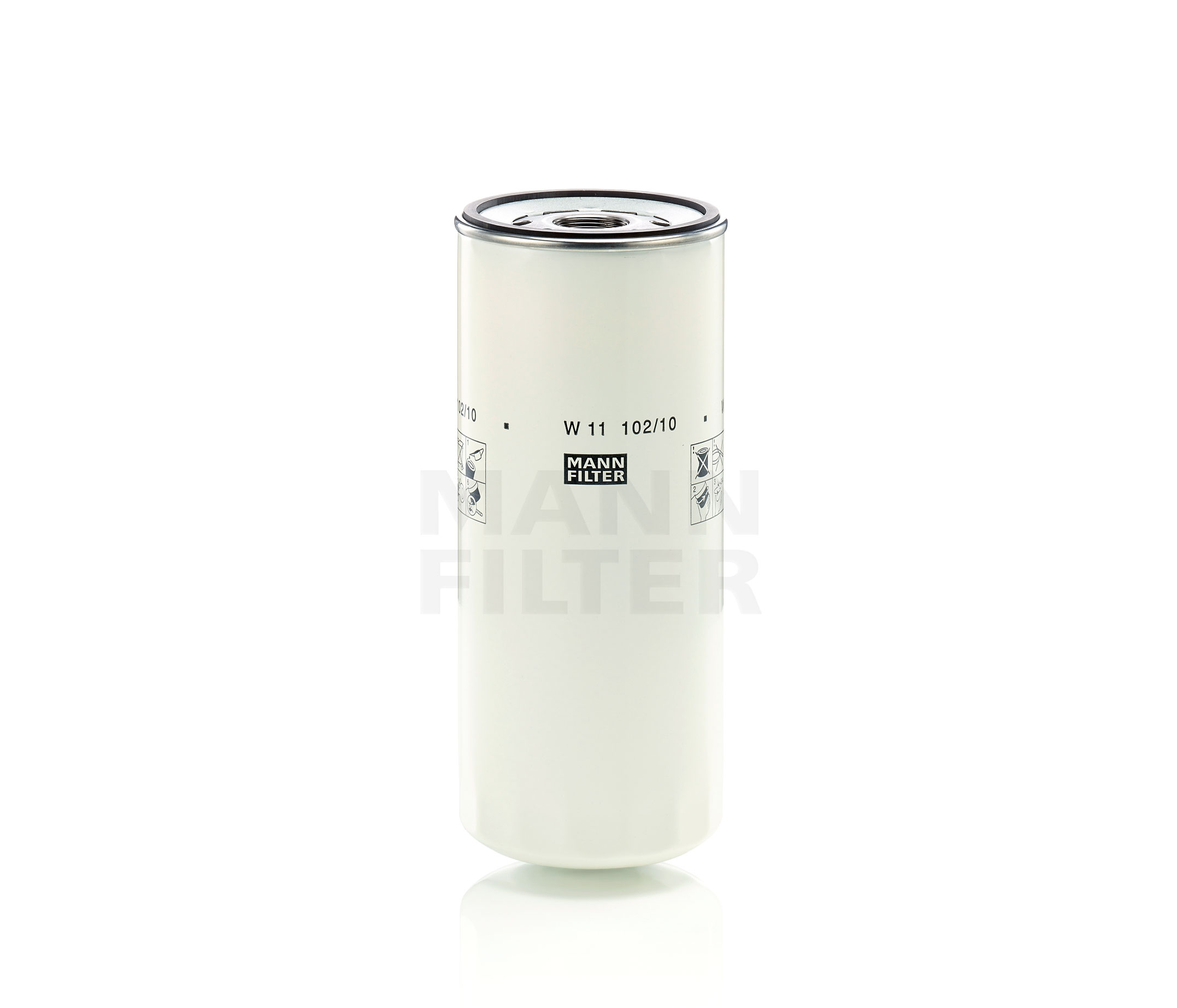 Comprar MANN-FILTER M30x1.5, Filtro enroscable Ø: 108mm, Altura: 261mm Filtro de aceite W 11 102/10