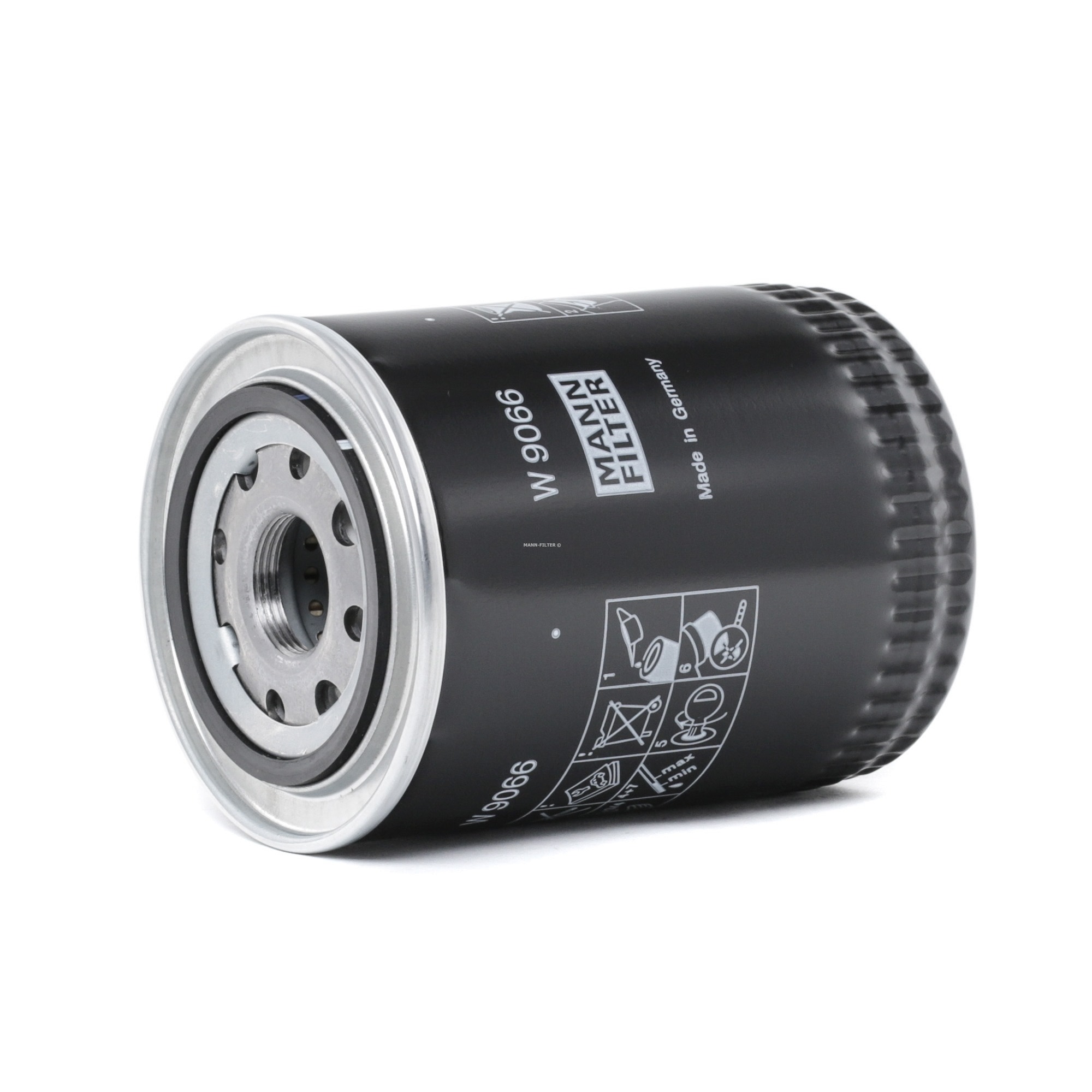 W 9066 MANN-FILTER Oil filters MITSUBISHI M 26 X 1.5, with one anti-return valve, Spin-on Filter