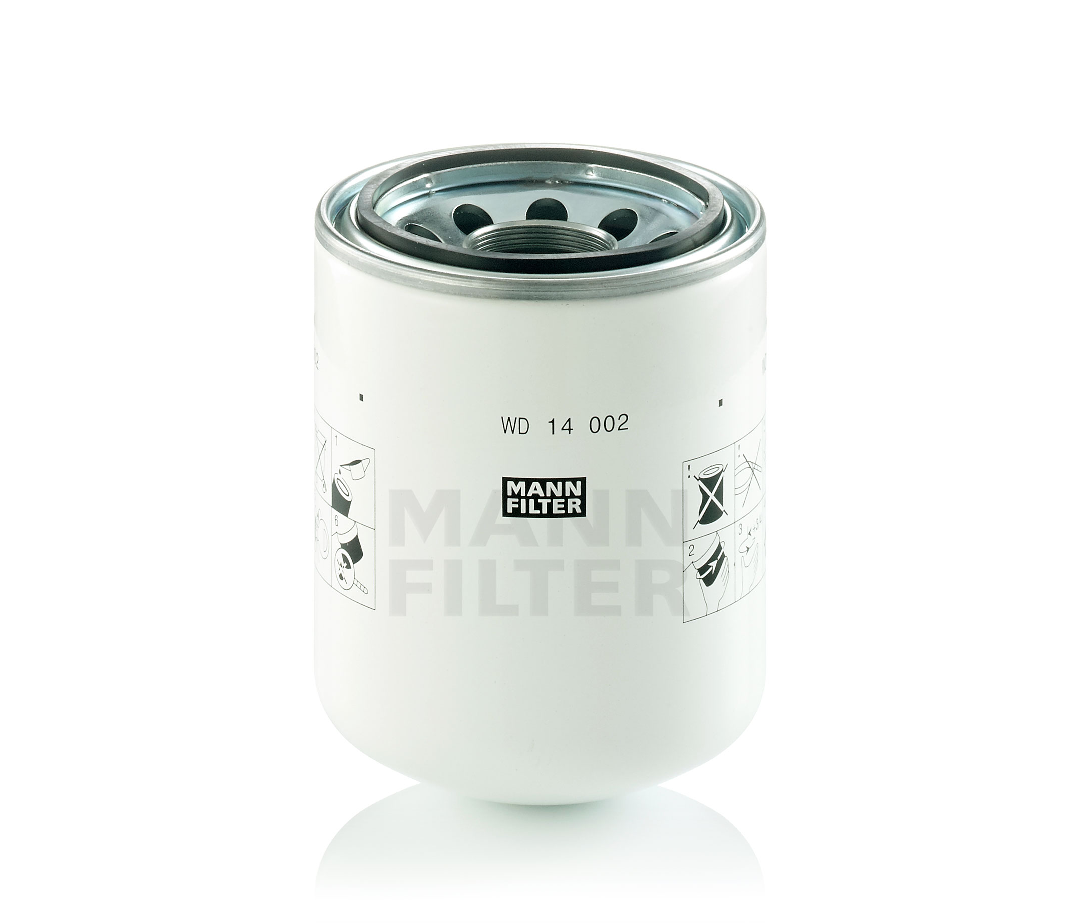 MANN-FILTER 137 mm Filter, operating hydraulics WD 14 002 buy