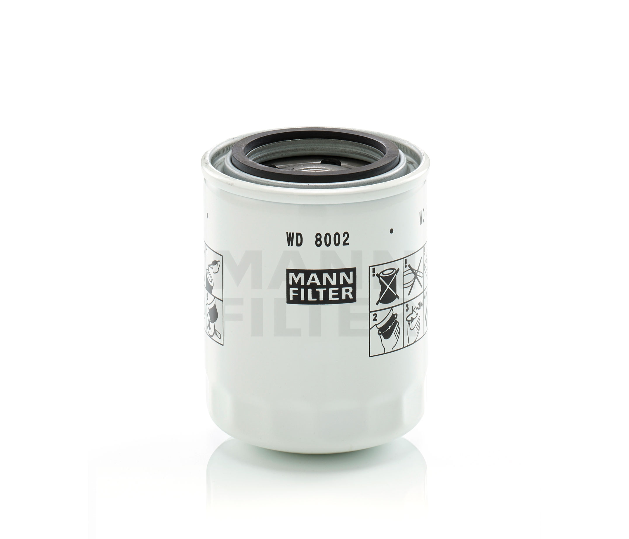 MANN-FILTER 3/4-16 UNF, Skruvfilter, för höga tryck Ø: 80mm, H: 100mm Oljefilter WD 8002 köpa