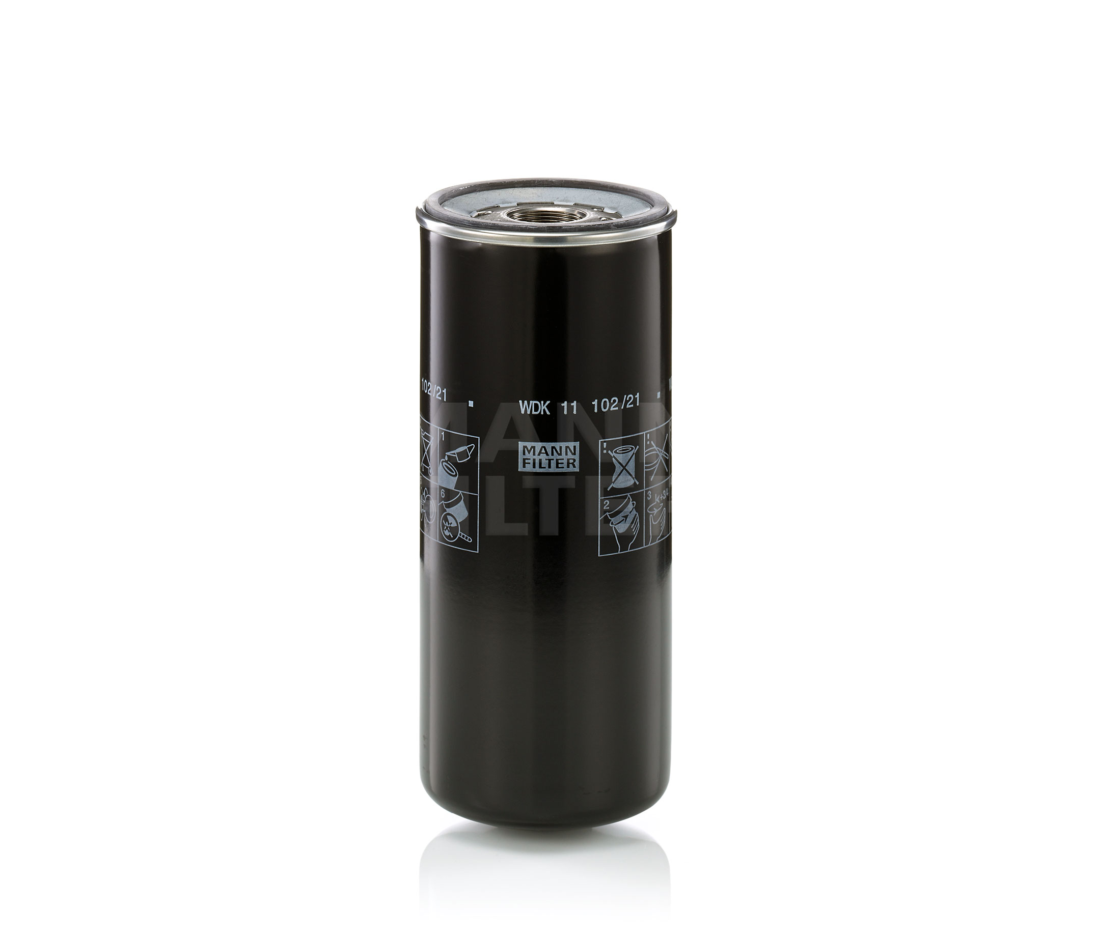 MANN-FILTER Leitungsfilter WDK 11 102/21 Anschraubfilter, für hohe Drücke Höhe: 264mm
