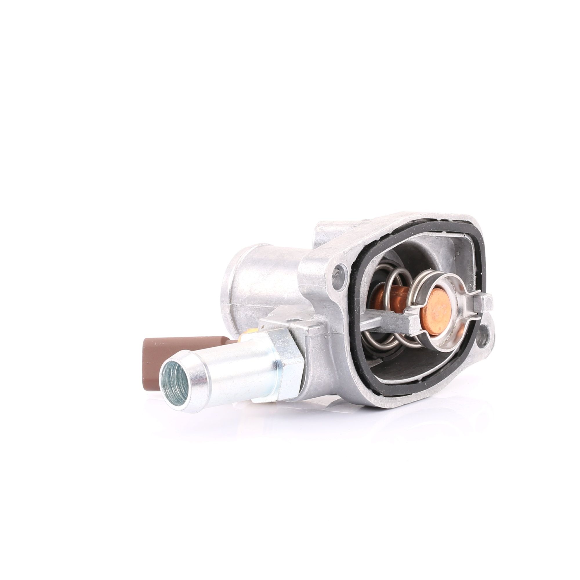STARK SKTC-0560179 Engine thermostat Opening Temperature: 88°C, with seal, with thermo sender, Aluminium, with housing