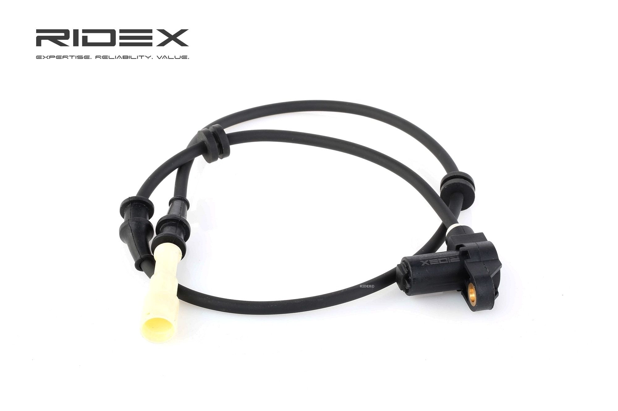 RIDEX 412W0158 ABS sensor Front axle both sides, Passive sensor, 2-pin connector, 790mm, 12V