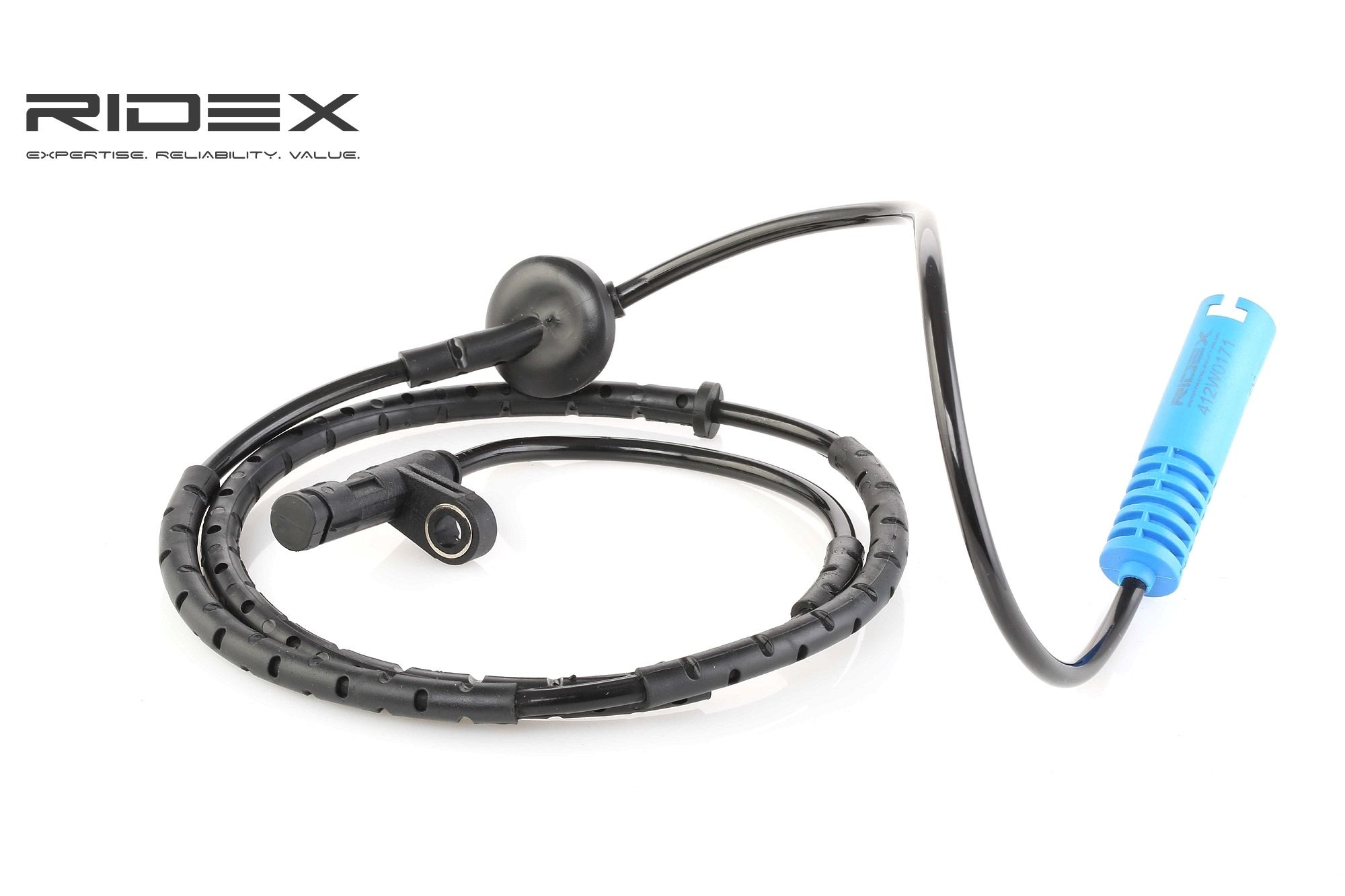 RIDEX 412W0171 ABS sensor Rear Axle both sides, Hall Sensor, 2-pin connector, 1125mm, 1255mm, 31,5mm, 12V, round
