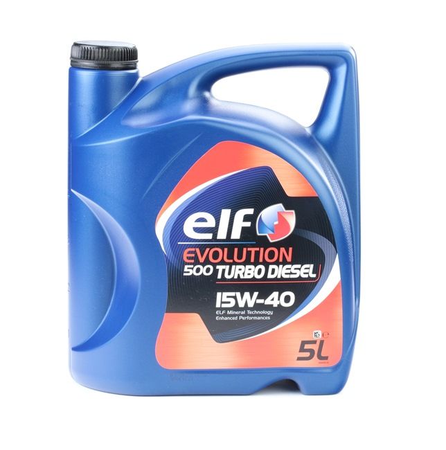Originali ELF Evolution, 500 Turbo Diesel 15W-40, 5l, Olio minerale 5413283002145 - negozio online