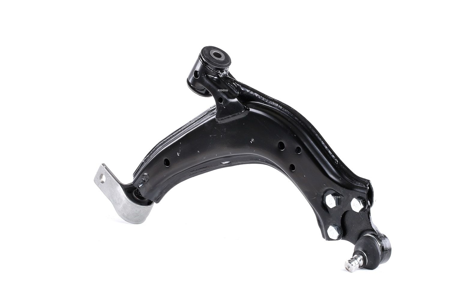 RIDEX 273C1011 Suspension arm with ball joint, Front Axle Right, Control Arm, Sheet Steel
