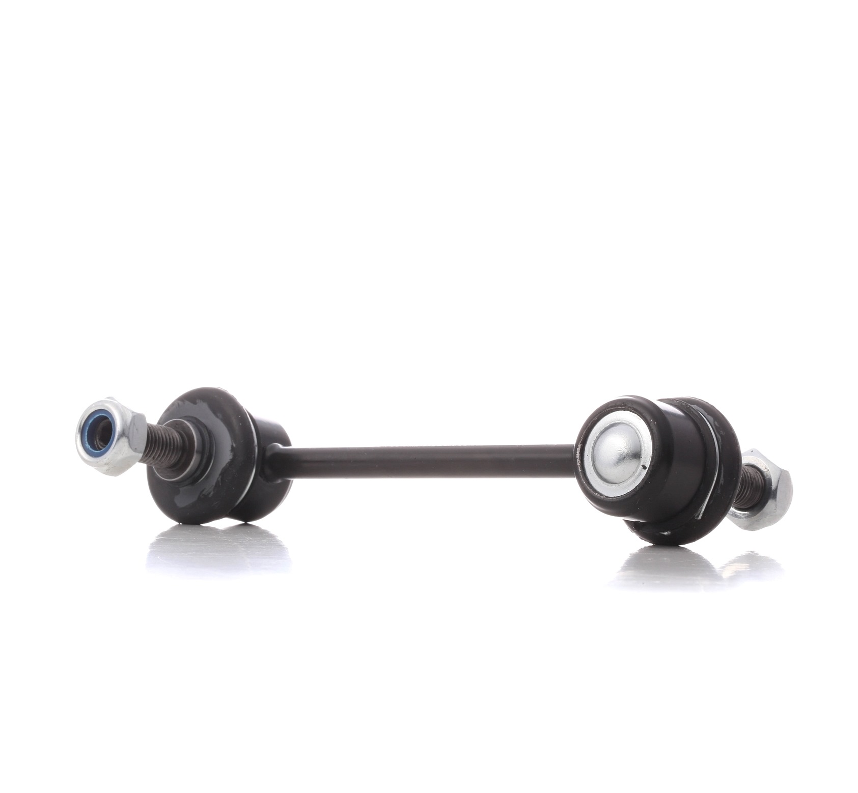 RIDEX 3229S0580 Anti-roll bar link Rear Axle Left, Rear Axle Right, 124mm, M10 x 1,25 , with nut, Steel