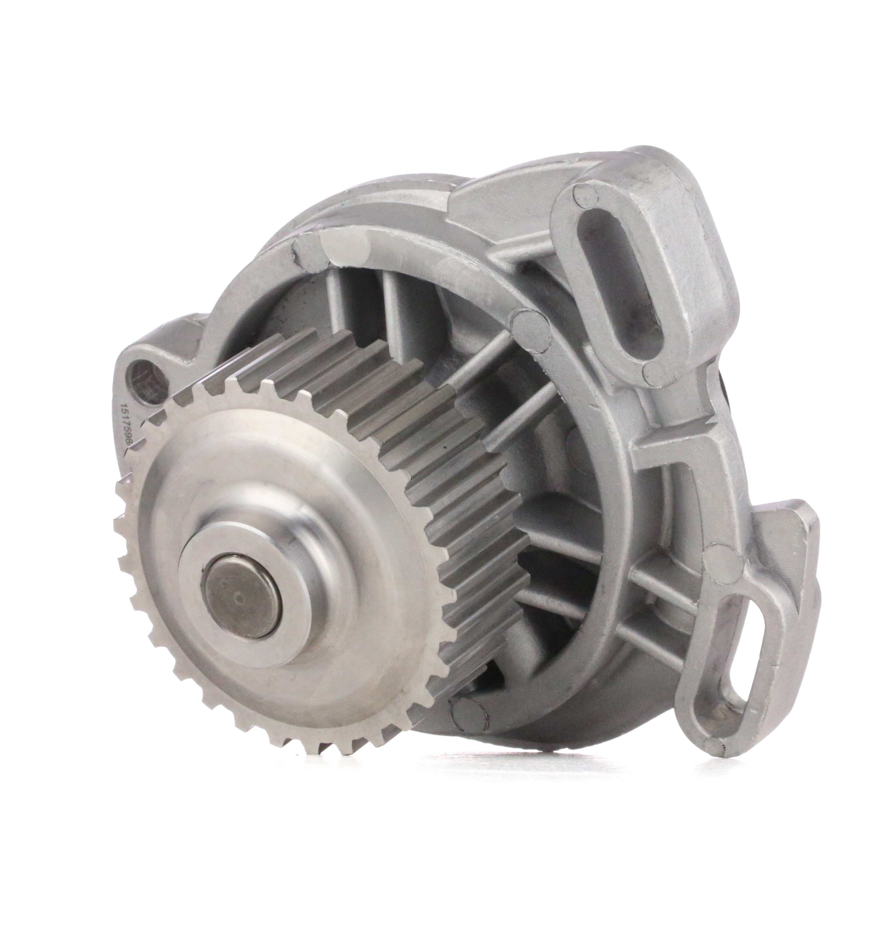 RIDEX 1260W0242 Water pump Number of Teeth: 29, Cast Aluminium, with belt pulley, with water pump seal ring, Mechanical, Metal impeller