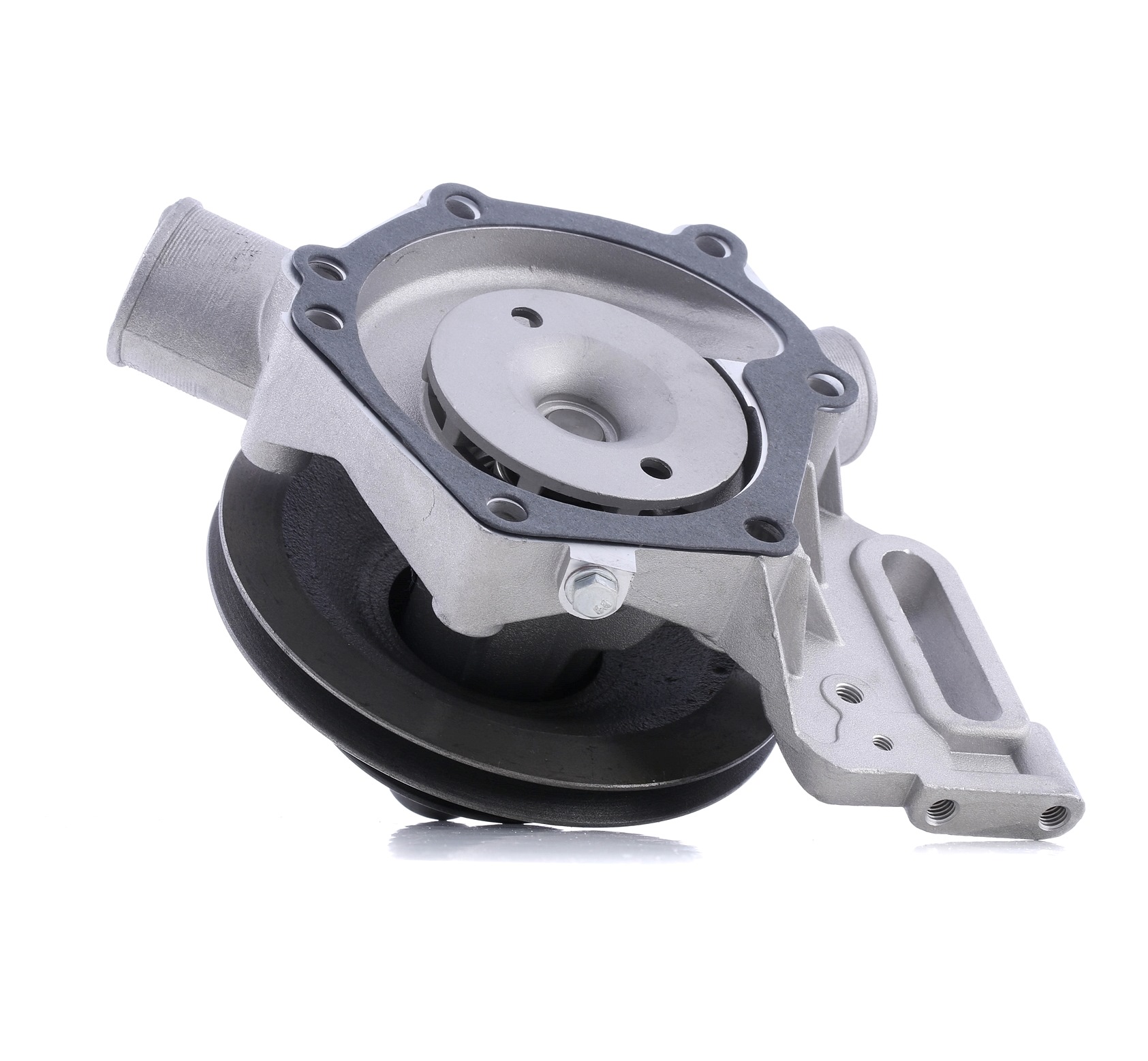 RIDEX 1260W0262 Water pump Double Pulley, with seal, Mechanical, Metal, Belt Pulley Ø: 126 mm