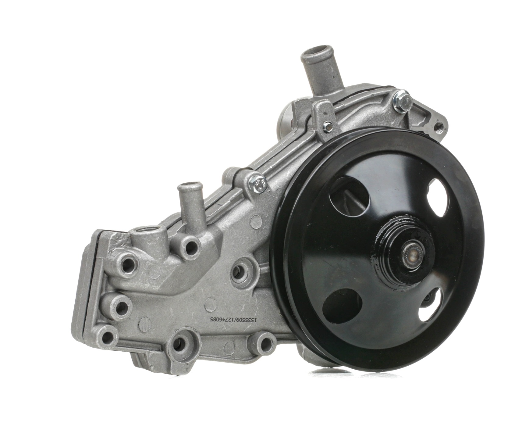 RIDEX 1260W0275 Water pump with belt pulley, Belt Pulley Ø: 144 mm, without housing