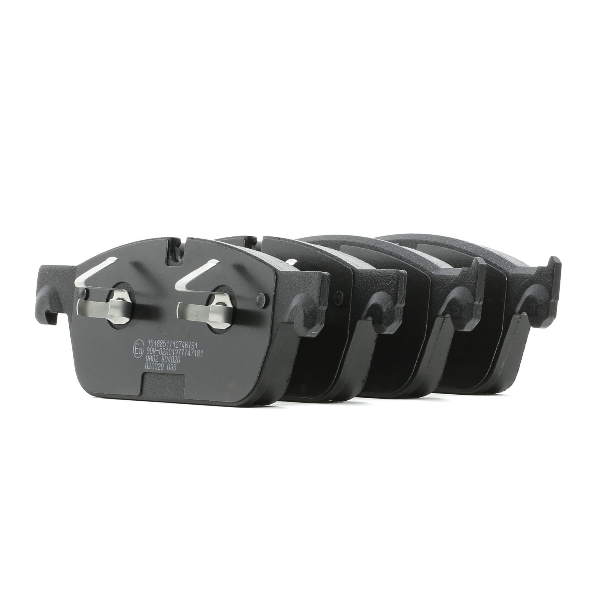 RIDEX Front Axle, prepared for wear indicator Height 1: 72mm, Height 2: 71,9mm, Width 1: 192,4mm, Width 2 [mm]: 193,1mm, Thickness: 19,2mm Brake pads 402B1132 buy