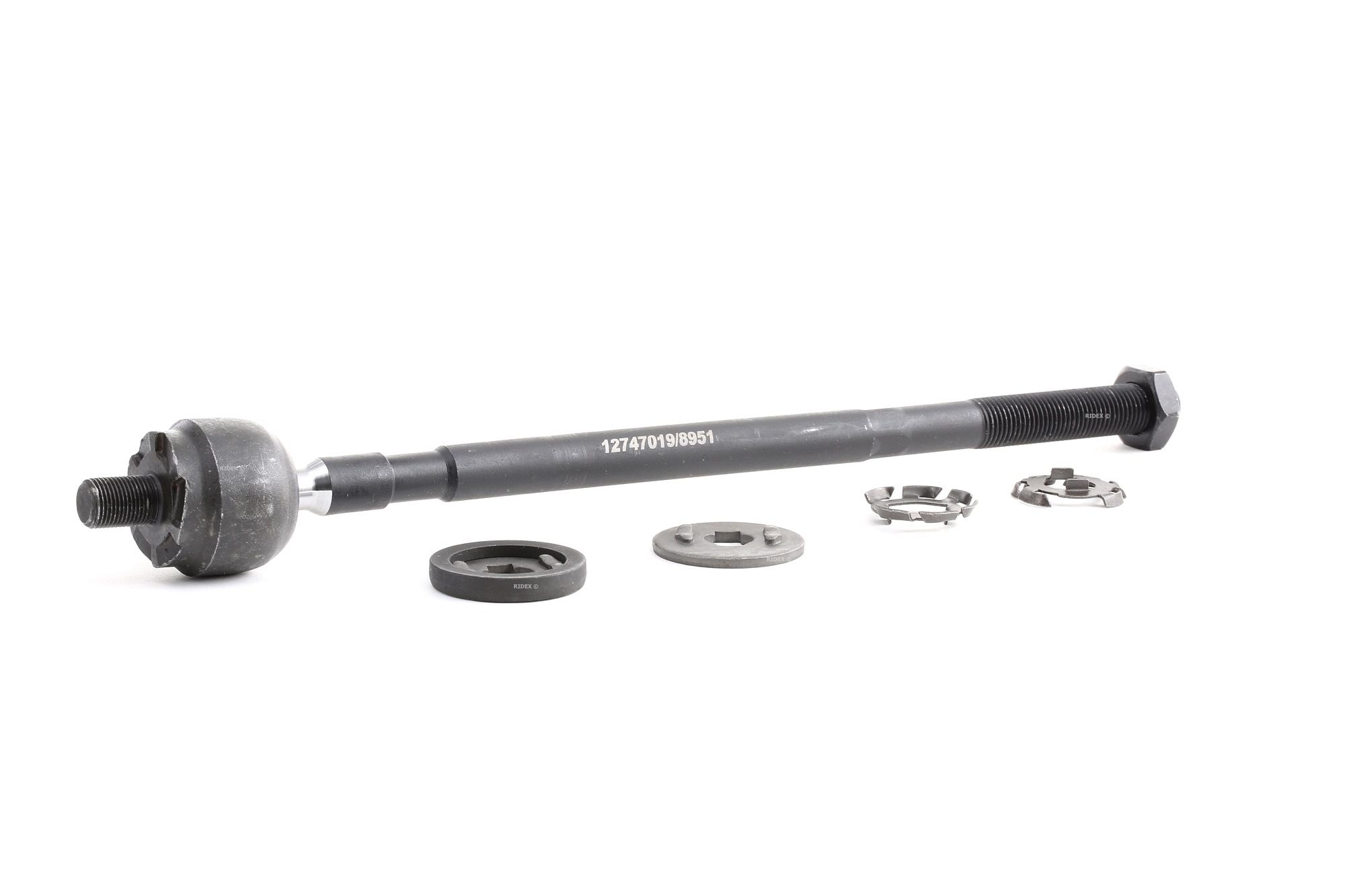RIDEX 51T0143 Inner tie rod Front axle both sides, Front Axle, M12X1.0 RHT, 303 mm
