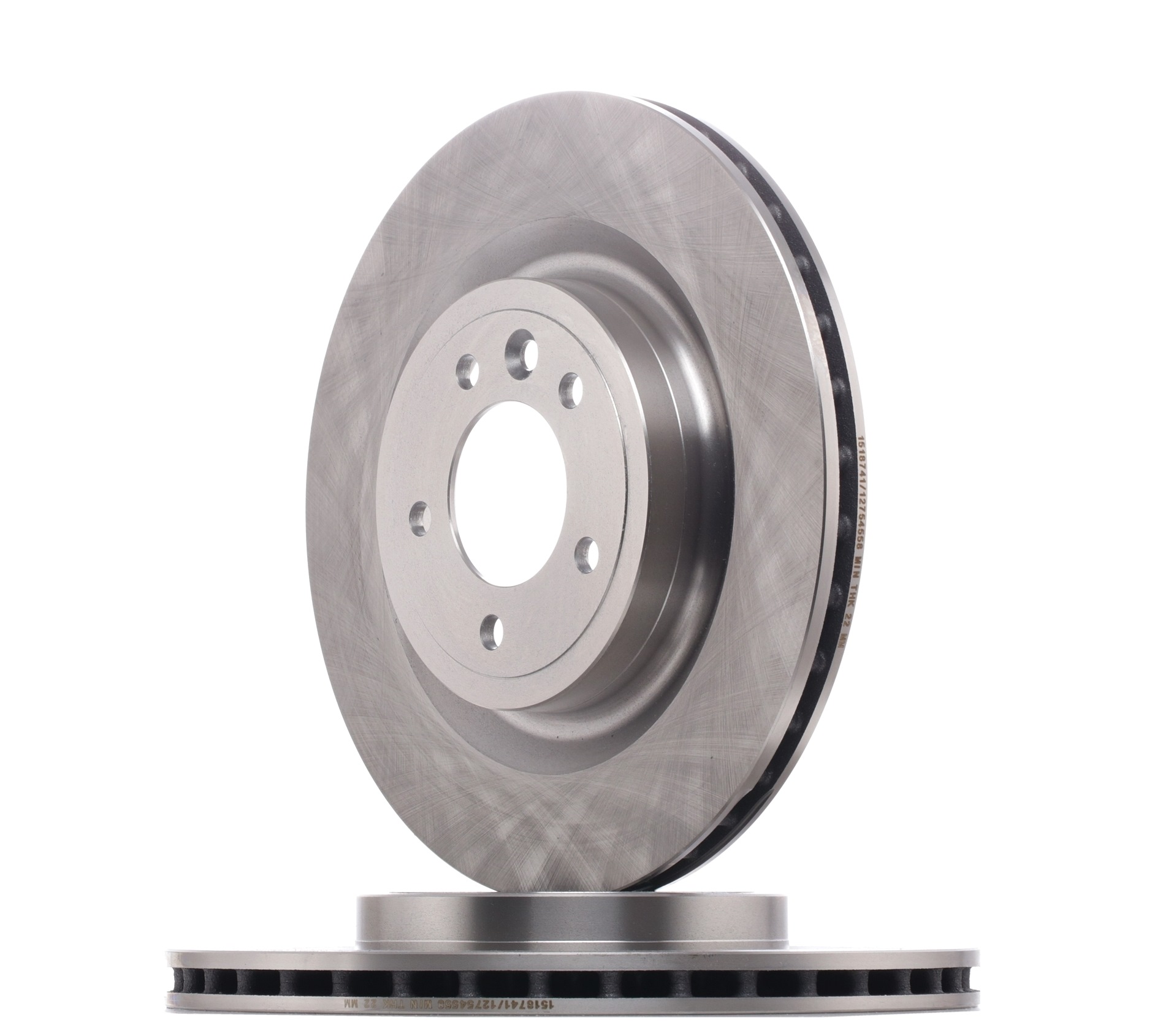 RIDEX 82B1537 Disque de frein Essieu arrière, 350x25mm, 5/6x120, ventilé, Fonte